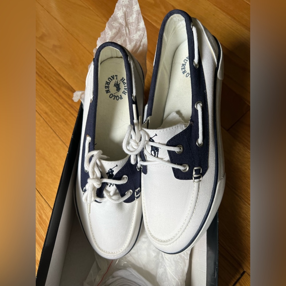 Polo Ralph Lauren Canvas Boat Shoes